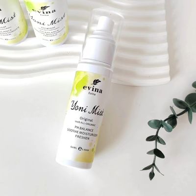 개인 레이블 60ML 식물성 유기 요니 안개 PH 균형 청소 100% 자연