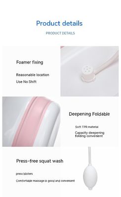 여성 건강 요니 증기 좌석 출구와 함께 질 씻기 및 증기 요니 커버 접기