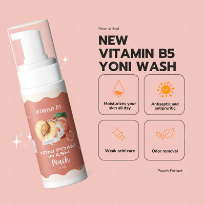 비타민 B5 및 여성 위생용 히알루론산 요니 세탁 N.W 60ML/150ML/250ML/OEM