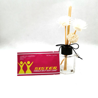 질 건강 자기 검사 카드 11*6*0.5mm 크기 스팟 상품 자매 pH 테스트 스트립