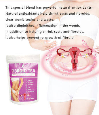 따뜻한 자궁을 위한 약용 차 요니 디톡스 및 질 관리 마늘 진저 붉은 달걀 혼합물