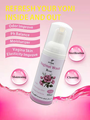 PH 균형 잡힌 질 세탁 150ML 요니 세탁 세정 약초 유기적인 친밀한 위생