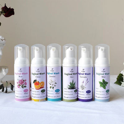 PH 균형 잡힌 질 세탁 150ML 요니 세탁 세정 약초 유기적인 친밀한 위생