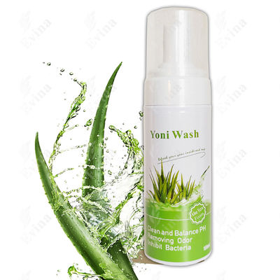 깨끗한 요니 폼 여성 위생 천연 허브 성분으로 질 씻기