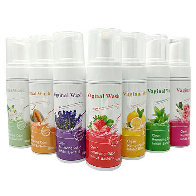 깨끗한 요니 폼 여성 위생 천연 허브 성분으로 질 씻기