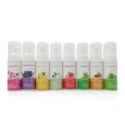 깨끗한 요니 폼 여성 위생 천연 허브 성분으로 질 씻기