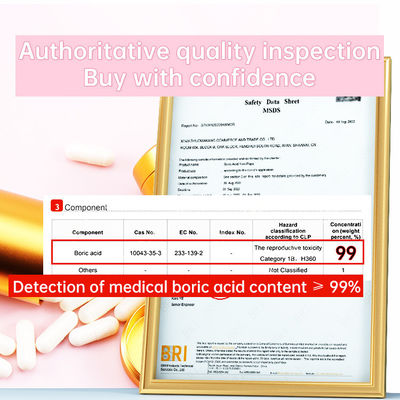 600mg/pcs의 요니 팝스 알약과 보릭산 모낭으로 질의 pH 균형을 회복합니다